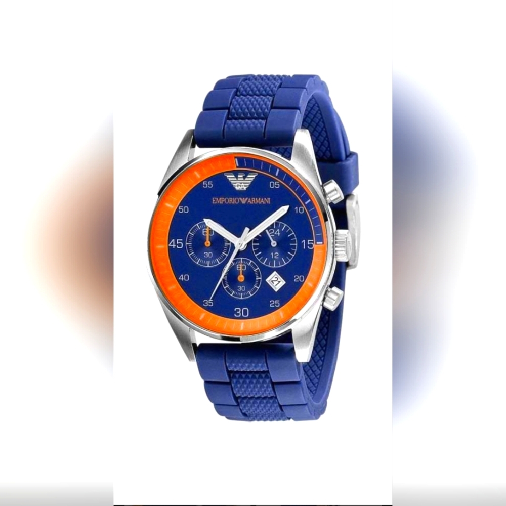Emporio Armani Blue💙/Orange🧡 Watch